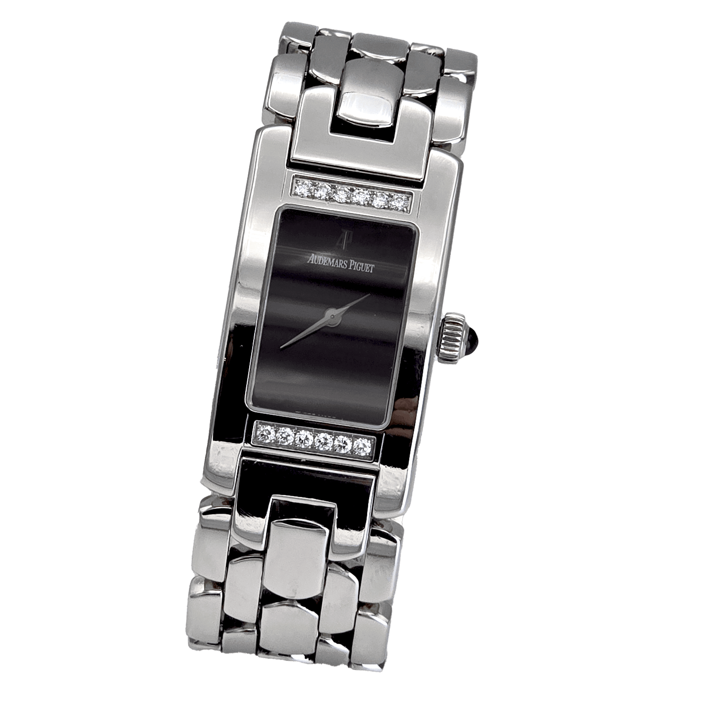Audemars Piguet Promesse Ref. 67259ST Black dial with factory diamonds